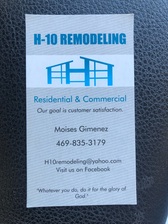 Logo for H10 Remodeling