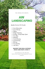 Logo for AW Landscaping
