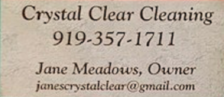 Crystal Clear Cleaning logo