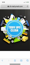 Logo for Tiddy Ups Clean