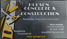 Logo for Hudson Concrete and Construction