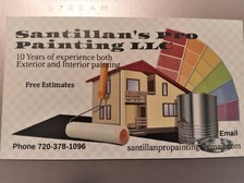 Logo for Santillan Pro Painting