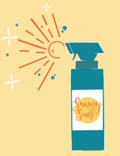 Logo for Sunny Suds Cleaning Services