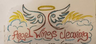 Angel Wings Cleaning logo