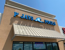 Logo for PJay's Pool Company