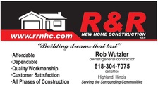 Logo for R & R New Home Construction, LLC