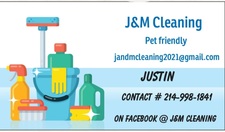 Logo for J&M Cleaning