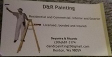 Logo for D&R Painting
