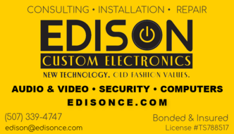 Edison Custom Electronics logo