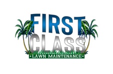 Logo for First Class Lawn Maintenance