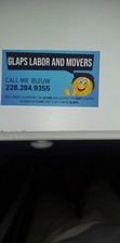Logo for Glaps Labor & Movers LLC