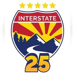 Interstate 25 Mechanical logo