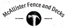 Logo for McAllister Fence & Decks
