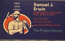Logo for Samuel J Erwin Carpentry Services and Everstuff-Unlicensed Contractor