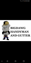 Logo for BigDawg Handyman and Gutter