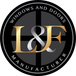 L&F Windows and Doors logo