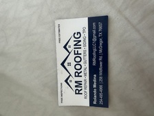 Logo for RM Roofing