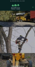 Logo for Redwood Tree Care - Unlicensed Contractor