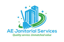 Logo for AE Janitorial Services
