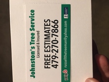 Johnston's Tree Service logo
