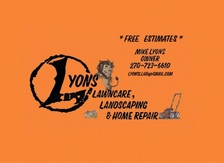 Logo for Lyons Lawncare, Landscaping, & Home Repair