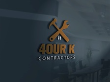 Logo for 4OUR K Contractors
