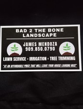 Logo for Bad 2 The Bone Landscape - Unlicensed Contractor