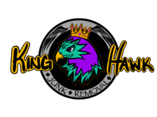 Logo for King Hawk Junk Removal