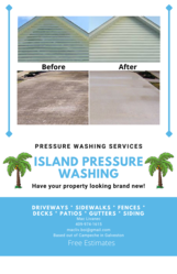 Island Pressure Washing logo