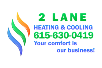 2 Lane Heating and Cooling LLC logo