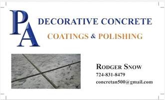 PA Decorative Concrete, Coatings, & Polishing logo