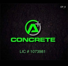 A Plus  Concrete logo