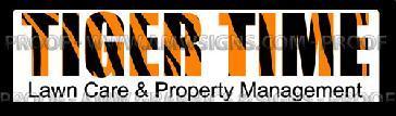 Tiger Time Lawn Care Property Management logo
