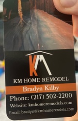 KM Home Remodeling logo