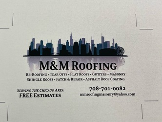 M & M Roofing logo