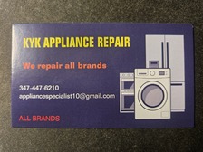 Logo for KYK Appliance Repair, LLC