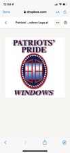 Patriots pride windows of Phoenix  logo
