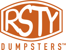 Logo for RSTY Dumpsters