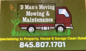 D Man's Mowing and Maintenance logo