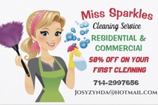 Logo for Sparkly Cleaning