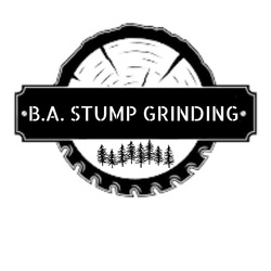 B.A. Stump Grinding logo
