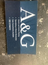 Logo for A&G painting