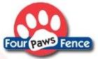 Logo for Four Paws Fence