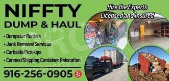 Niffty Dump and Haul logo