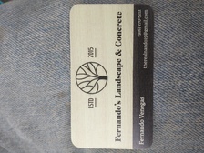 Fernando's Concrete & Landscaping - Unlicensed Contractor logo