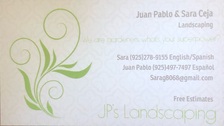 Logo for JP's Landscaping - Unlicensed Contractor