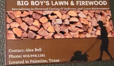 Logo for Big Boy's Lawn & Firewood