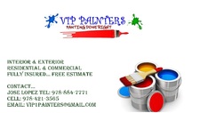 Logo for VIP Painters