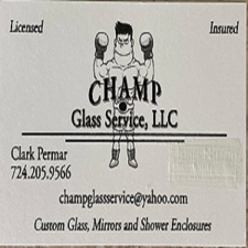 Logo for Champ Glass Service