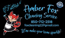 Logo for Amber Fox Cleaning Service